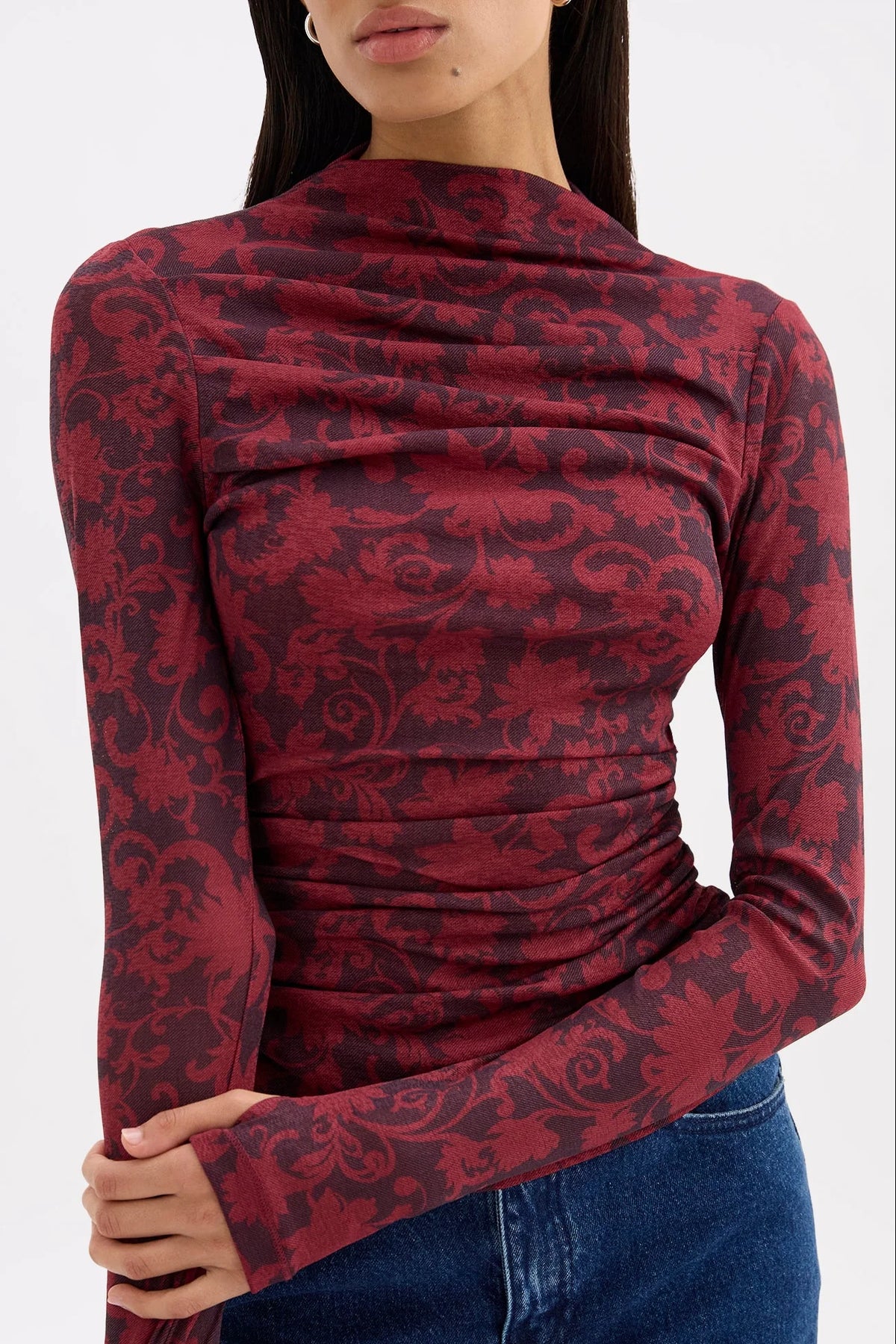 Clementine Mesh Long Sleeve