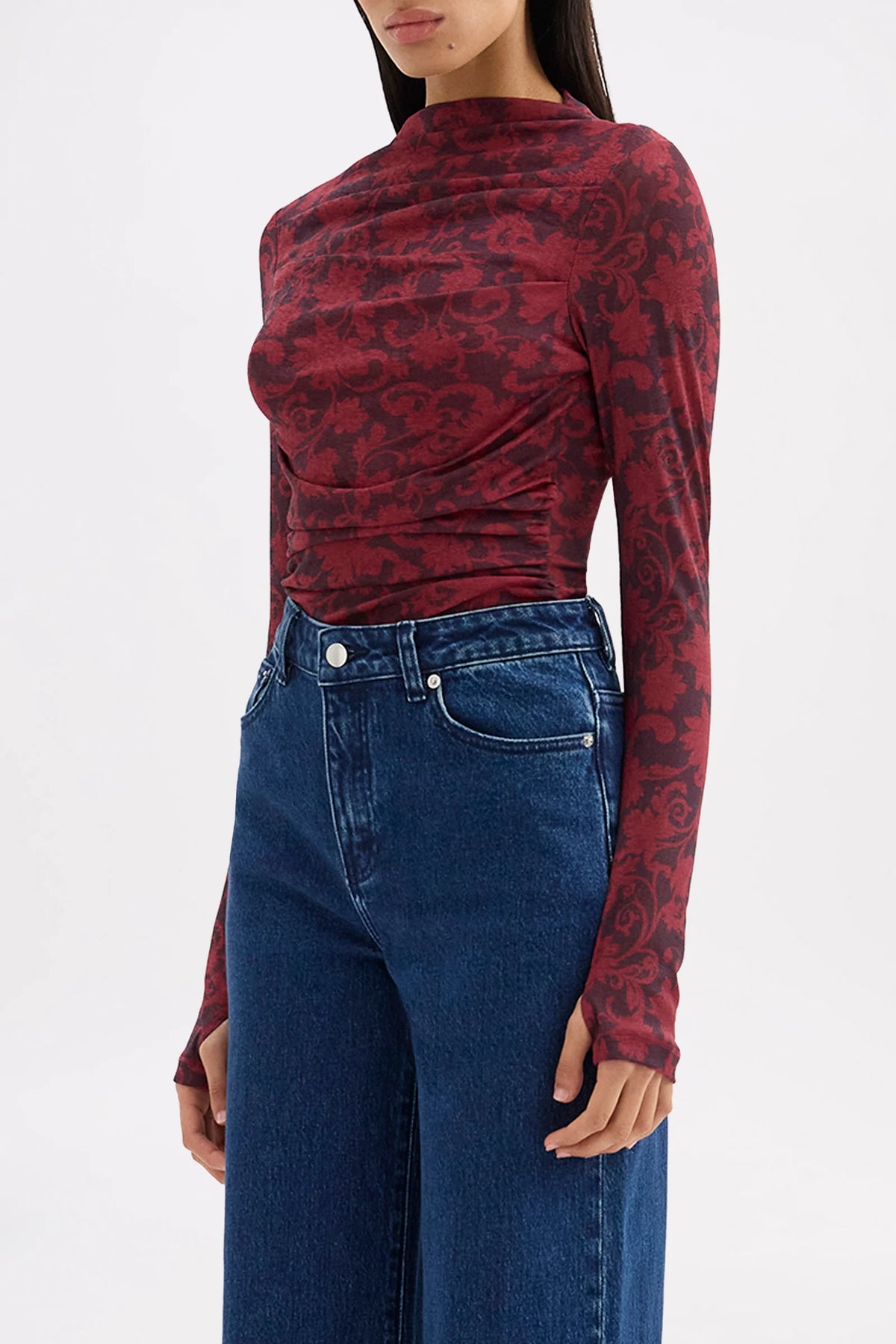 Clementine Mesh Long Sleeve