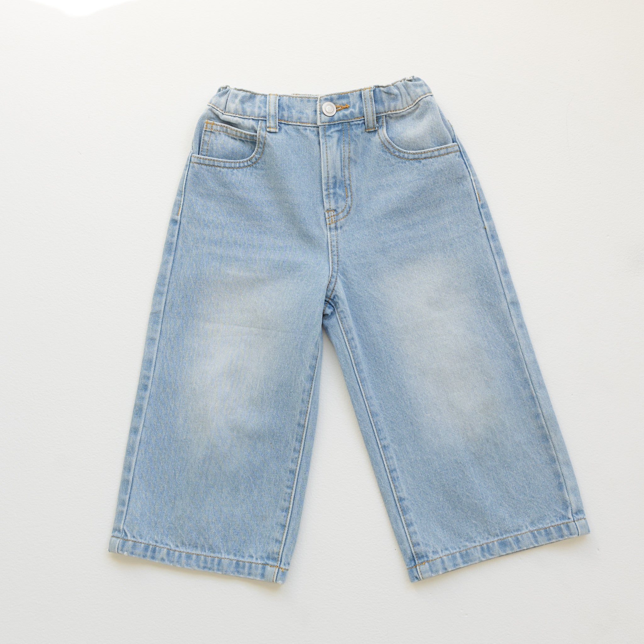 Wide Leg Denim Jeans
