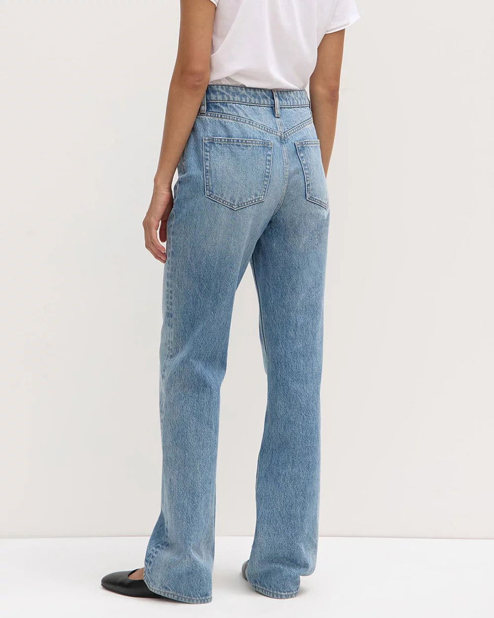 Womens Classic Straight Leg Jean - Indigo Fade