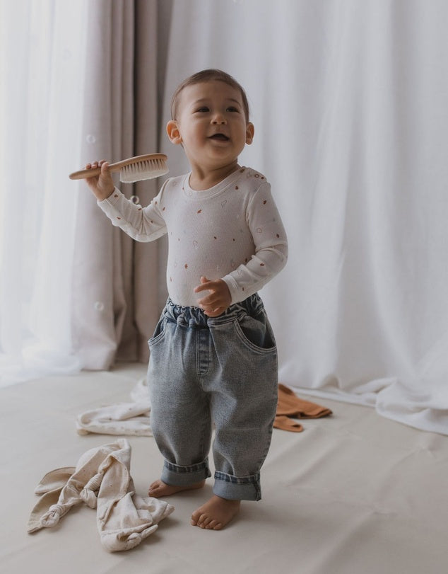 Denim Baggy Pant - Sky Blue