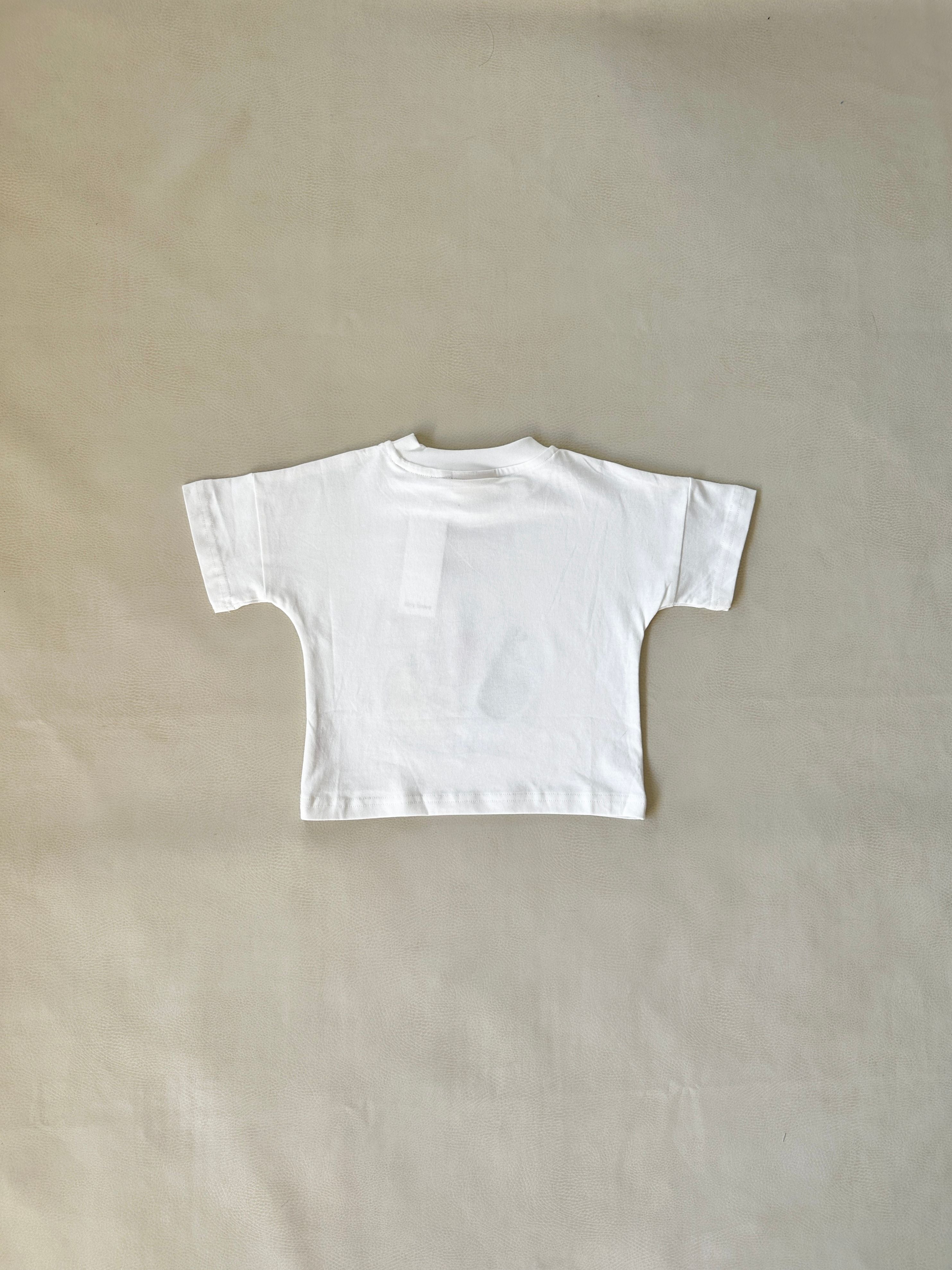 Farmer's Market Relaxed Tee - White