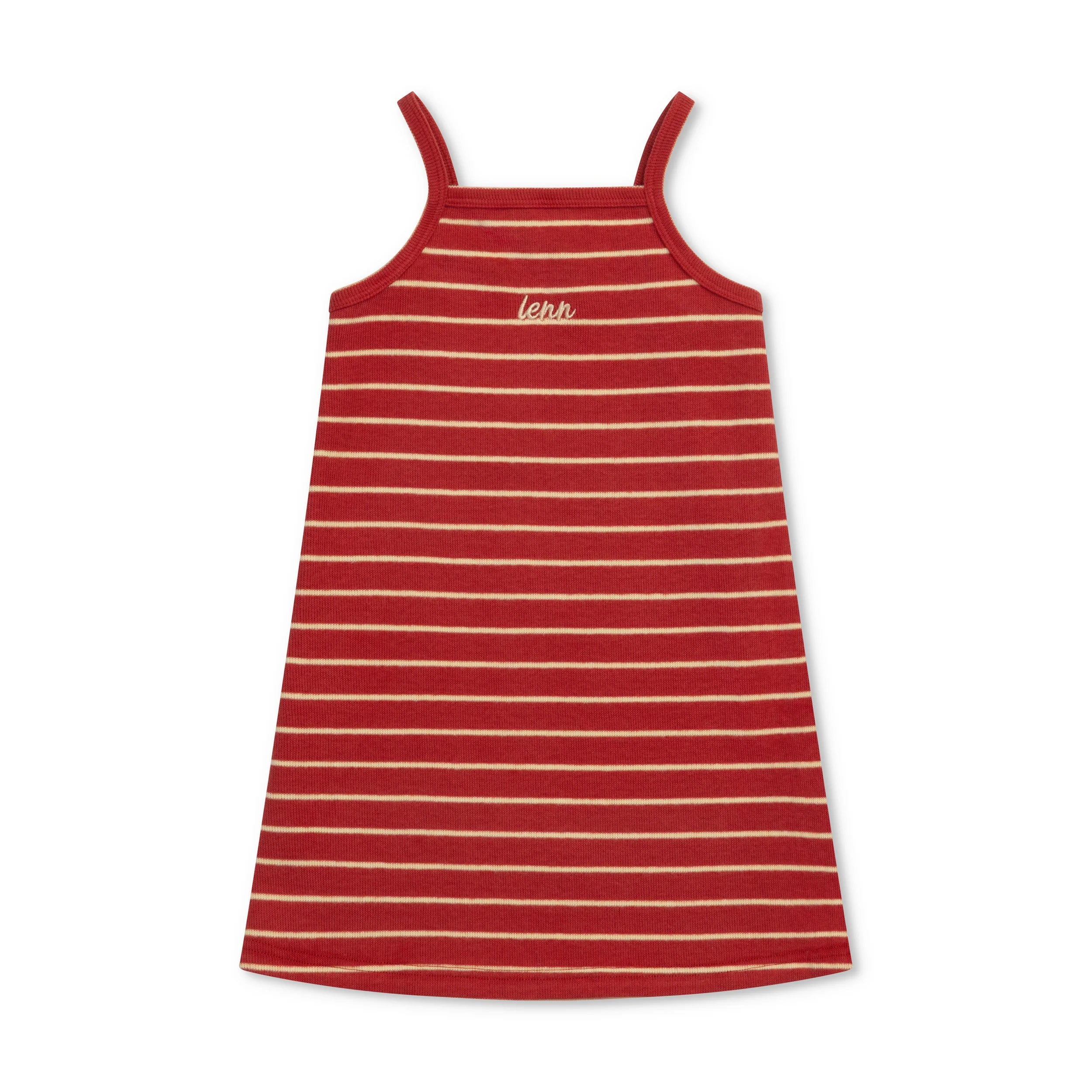Outdoors Dress - Fiery Stripe