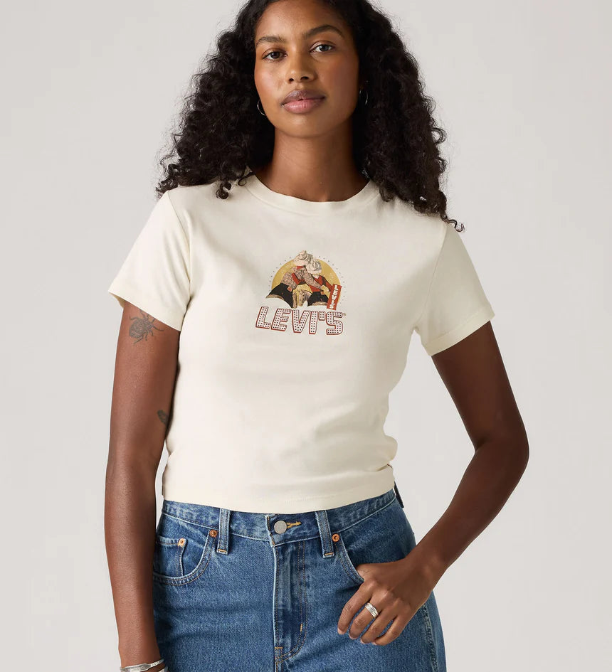 Levi's Women's Graphic Essential Sporty Tee - Egret