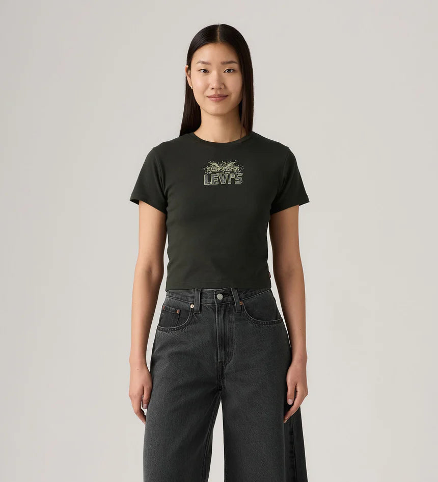 Levi's Women's Graphic Essential Sporty Tee - Pirate Black
