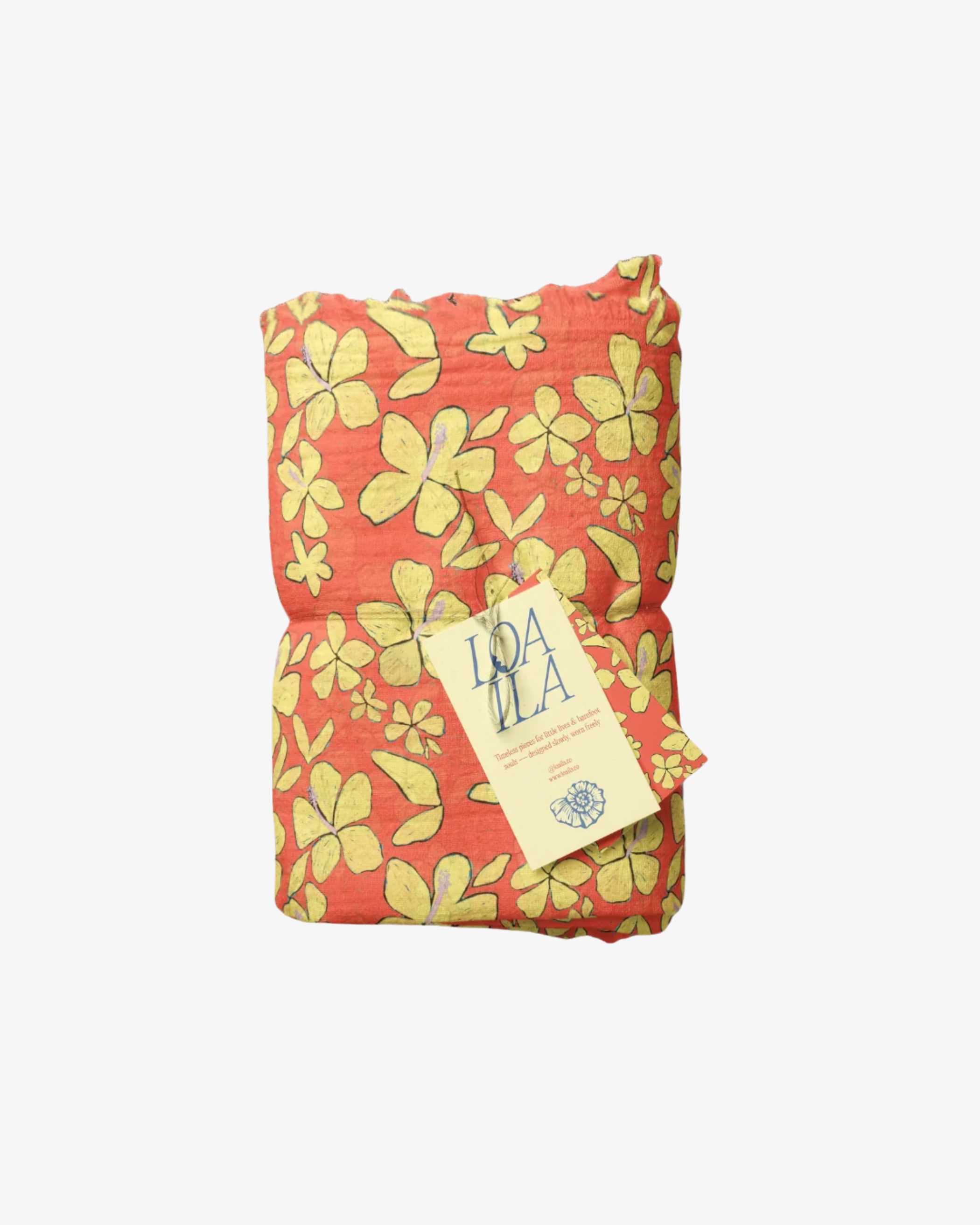Bamboo & Cotton Wrap - Coral Bloom
