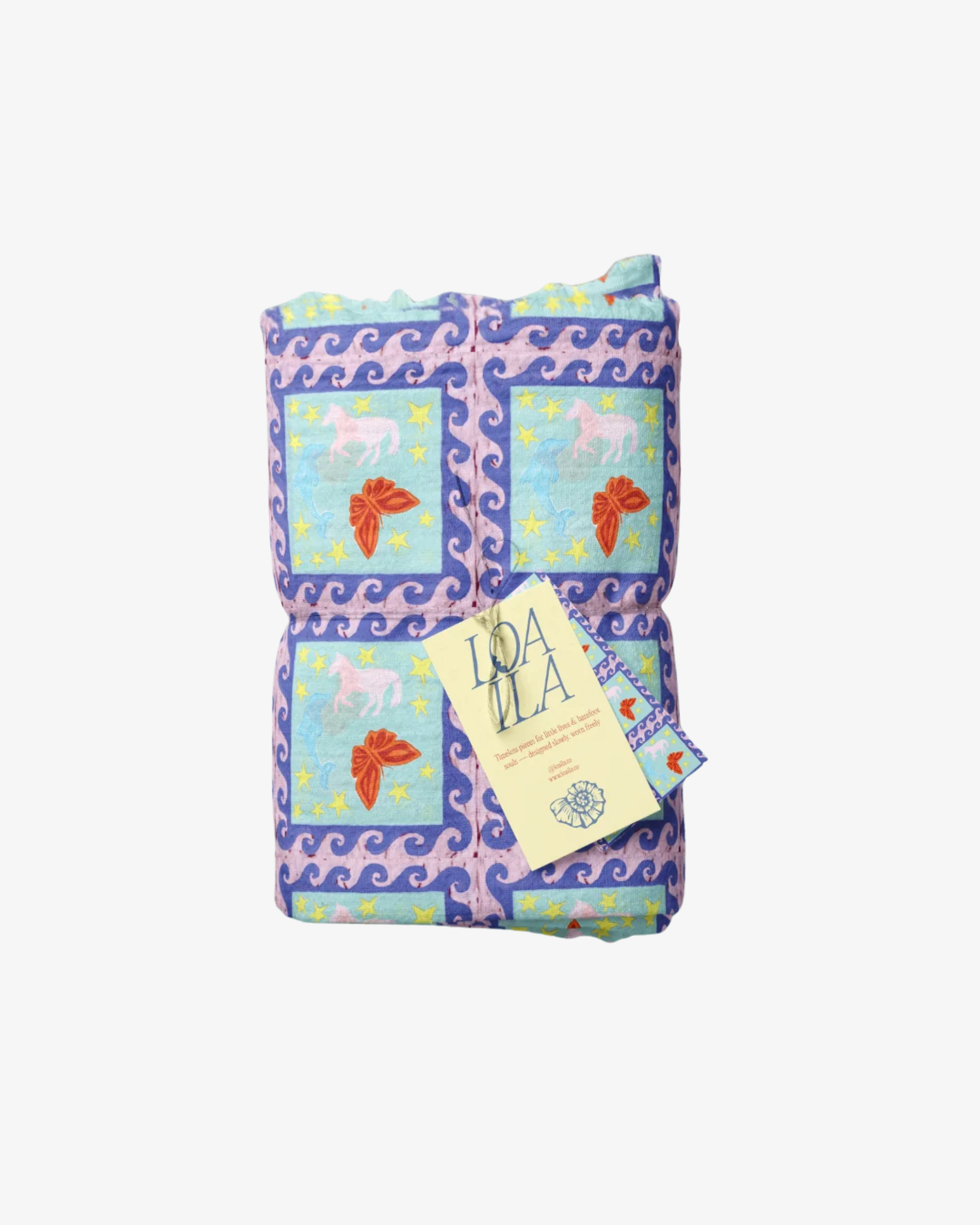 Bamboo & Cotton Wrap - Pony Club