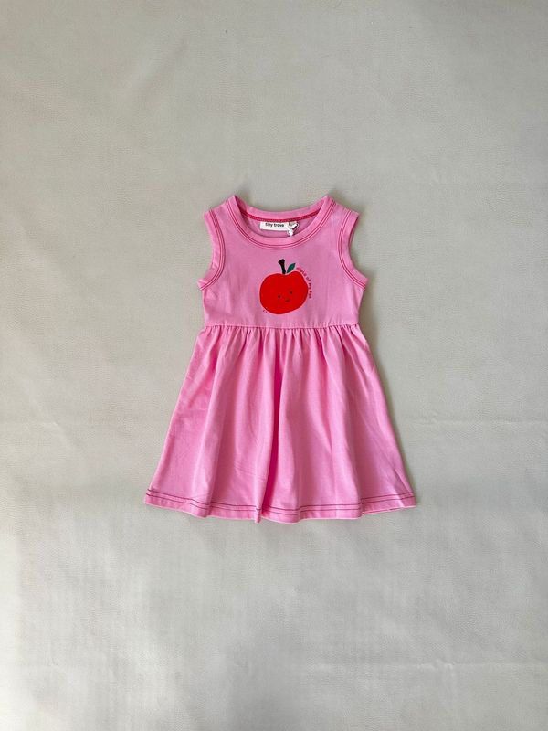 Apple Dress - Bubblegum