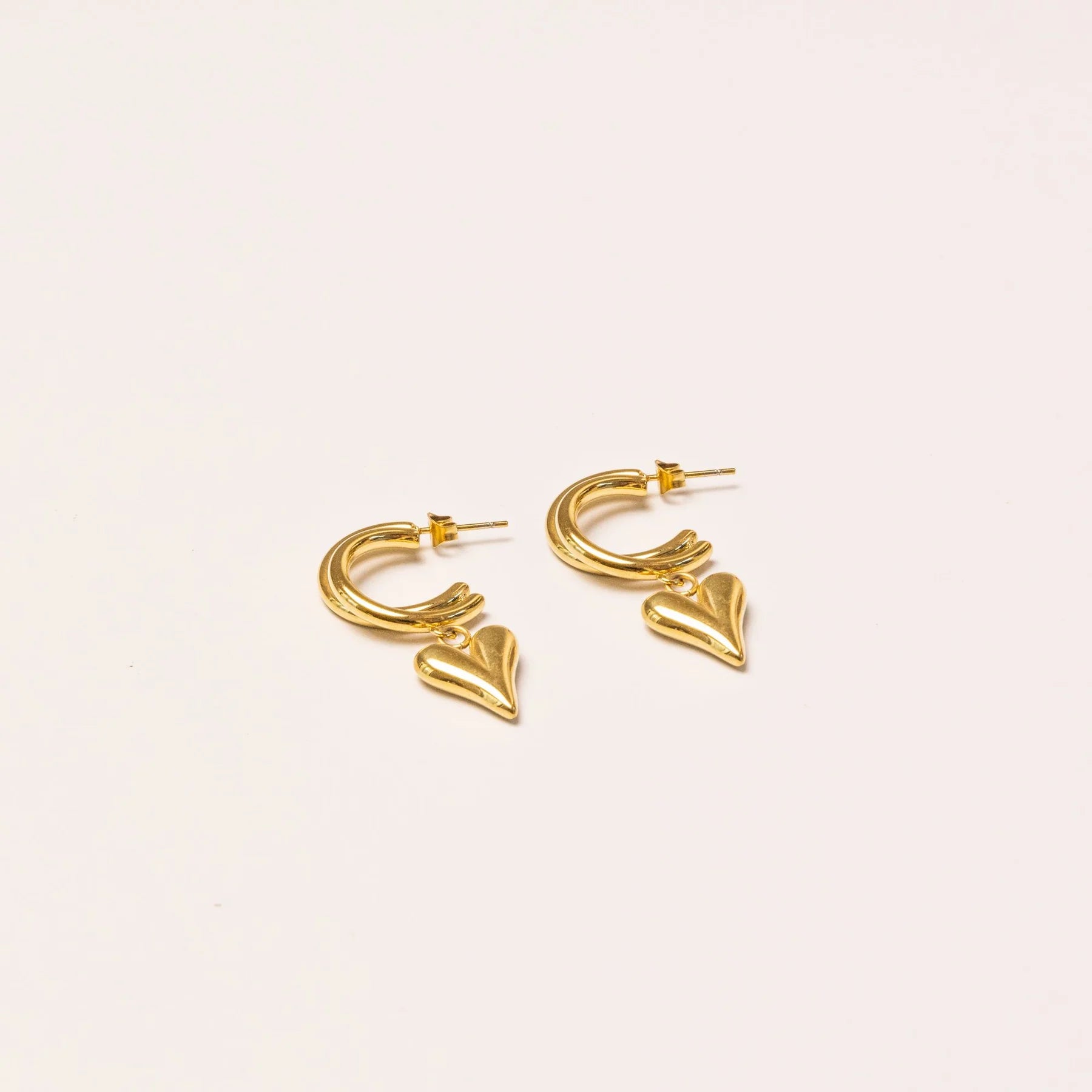 Beloved Hoop Earrings in Gold Plated