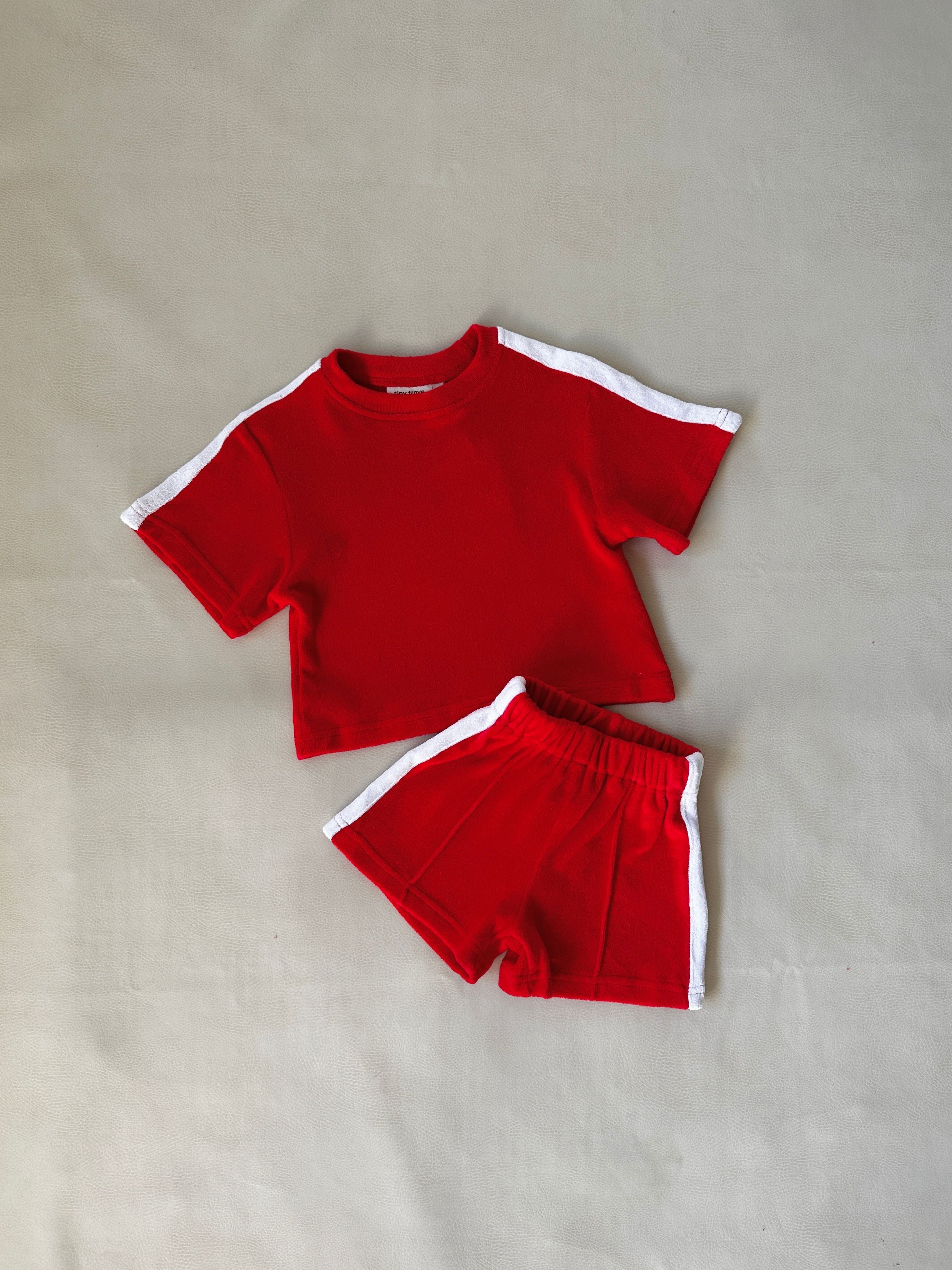 Atlas Cotton Set - Apple Red