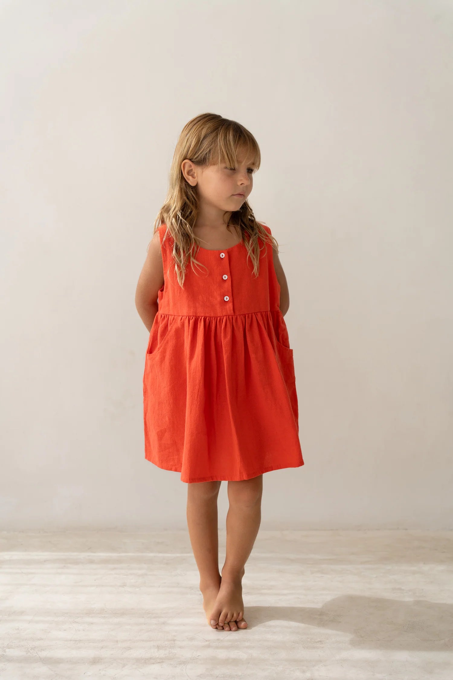 Della Pinafore - Coral