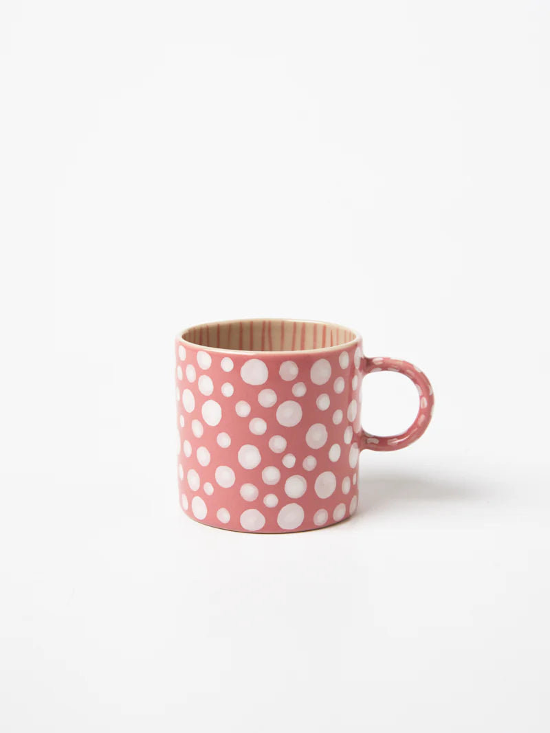 Chino Espresso Pink Dot