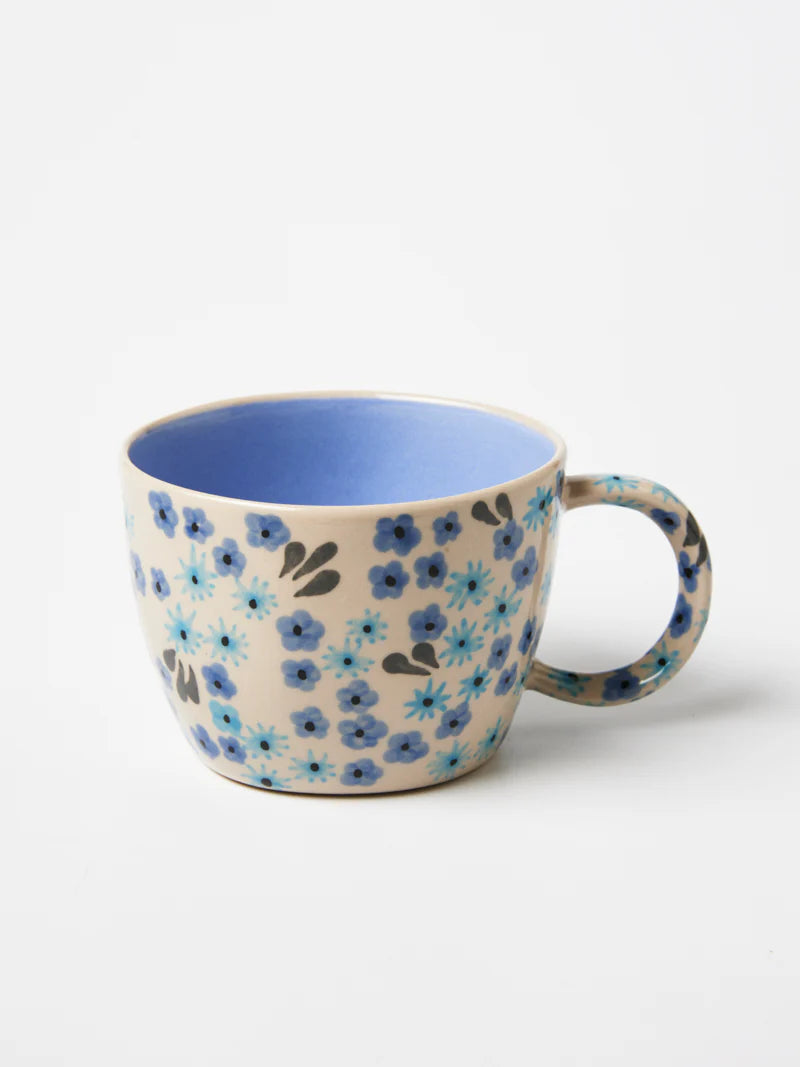 Ditsy Periwinkle Mug