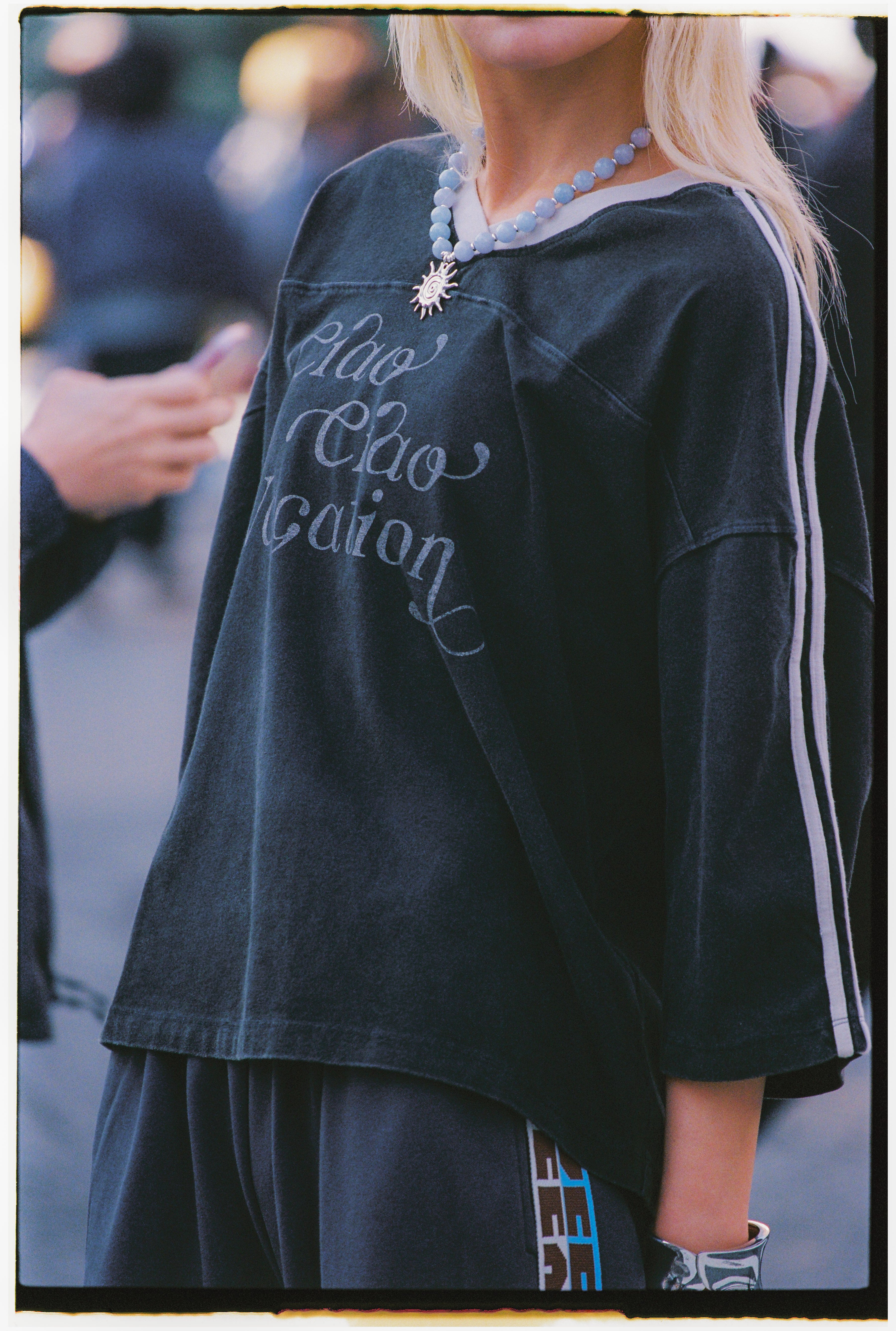 Vacay Crop Tee - Black