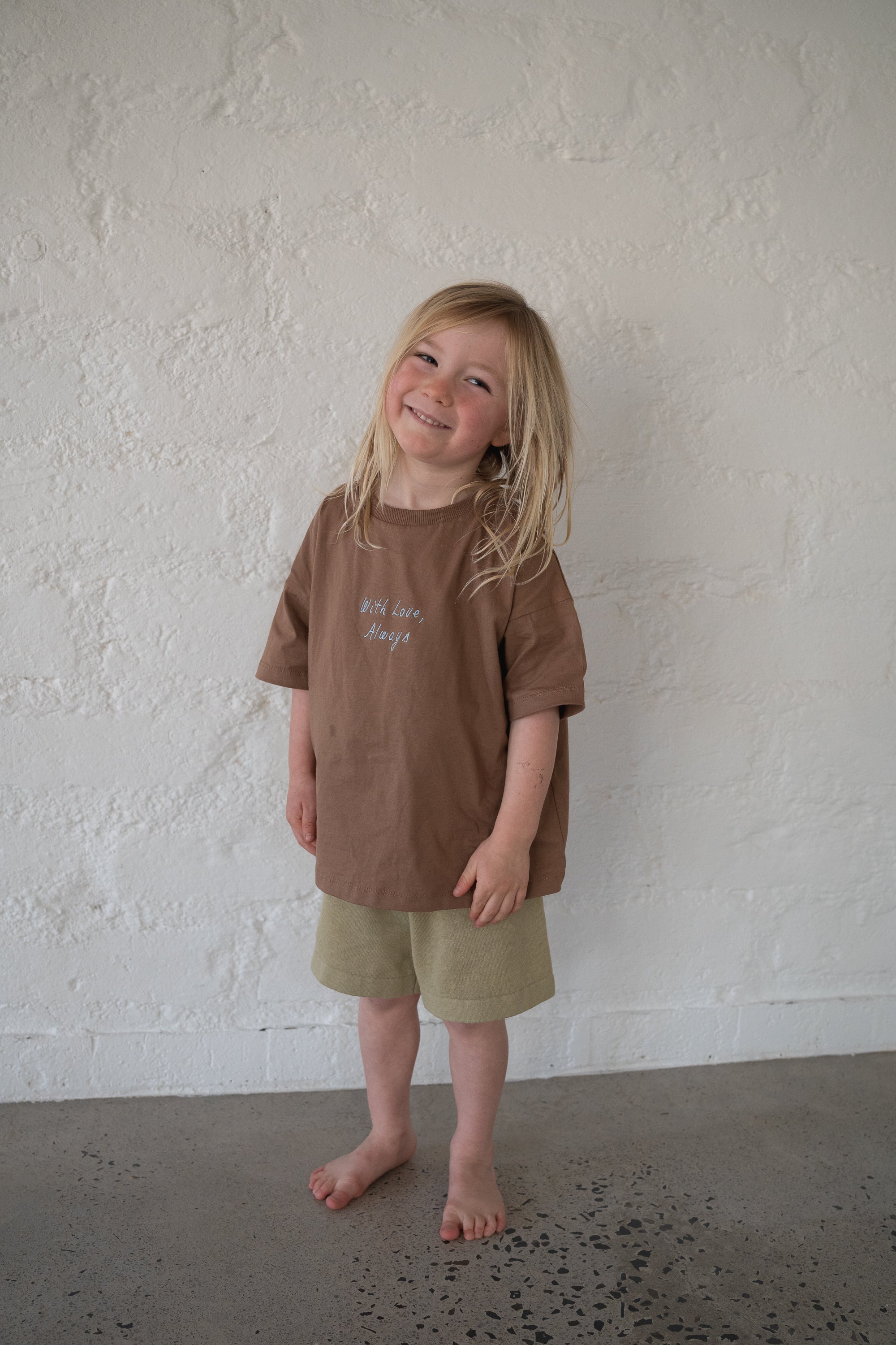 With Love Tee - Choc