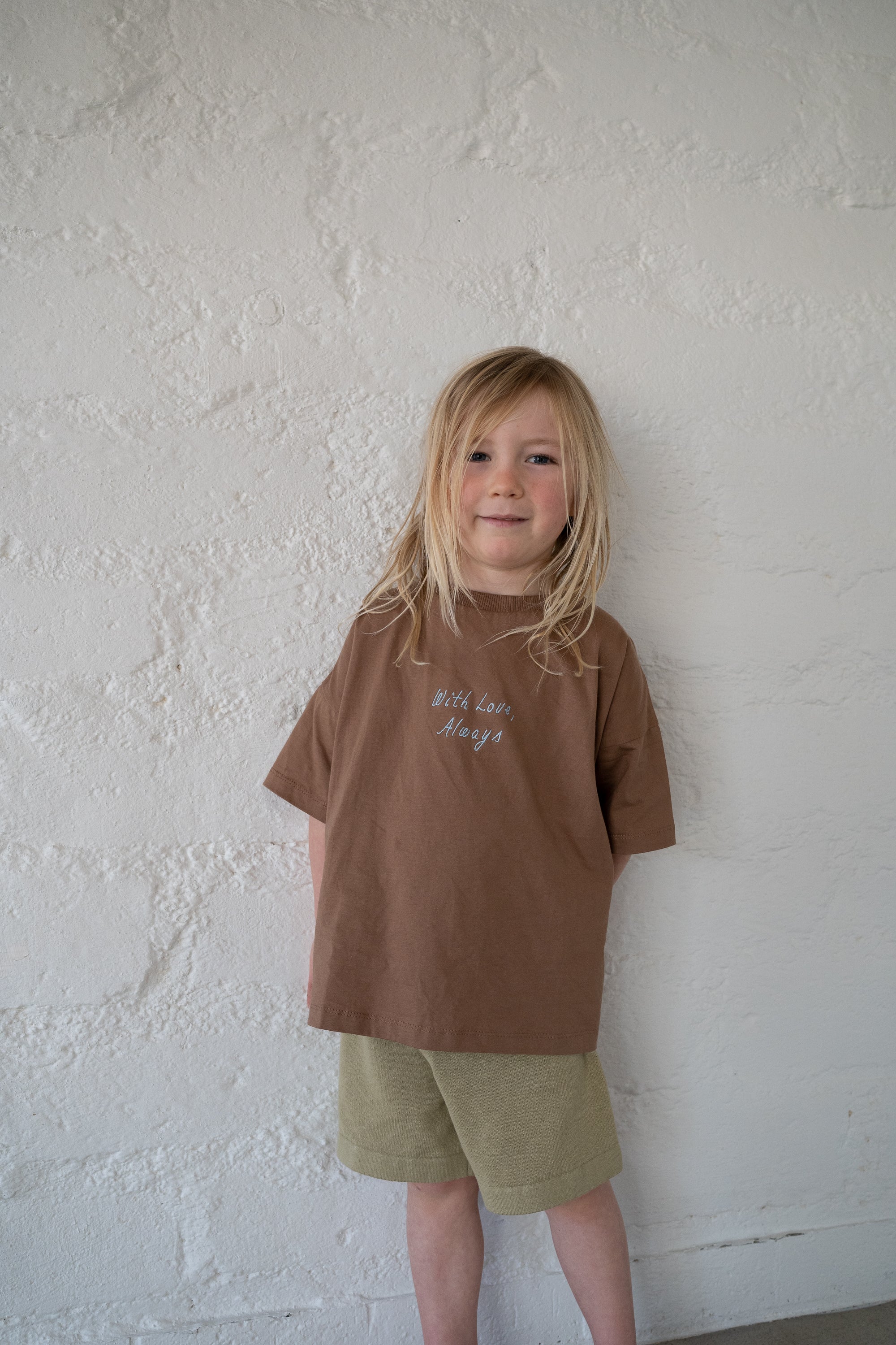 With Love Tee - Choc