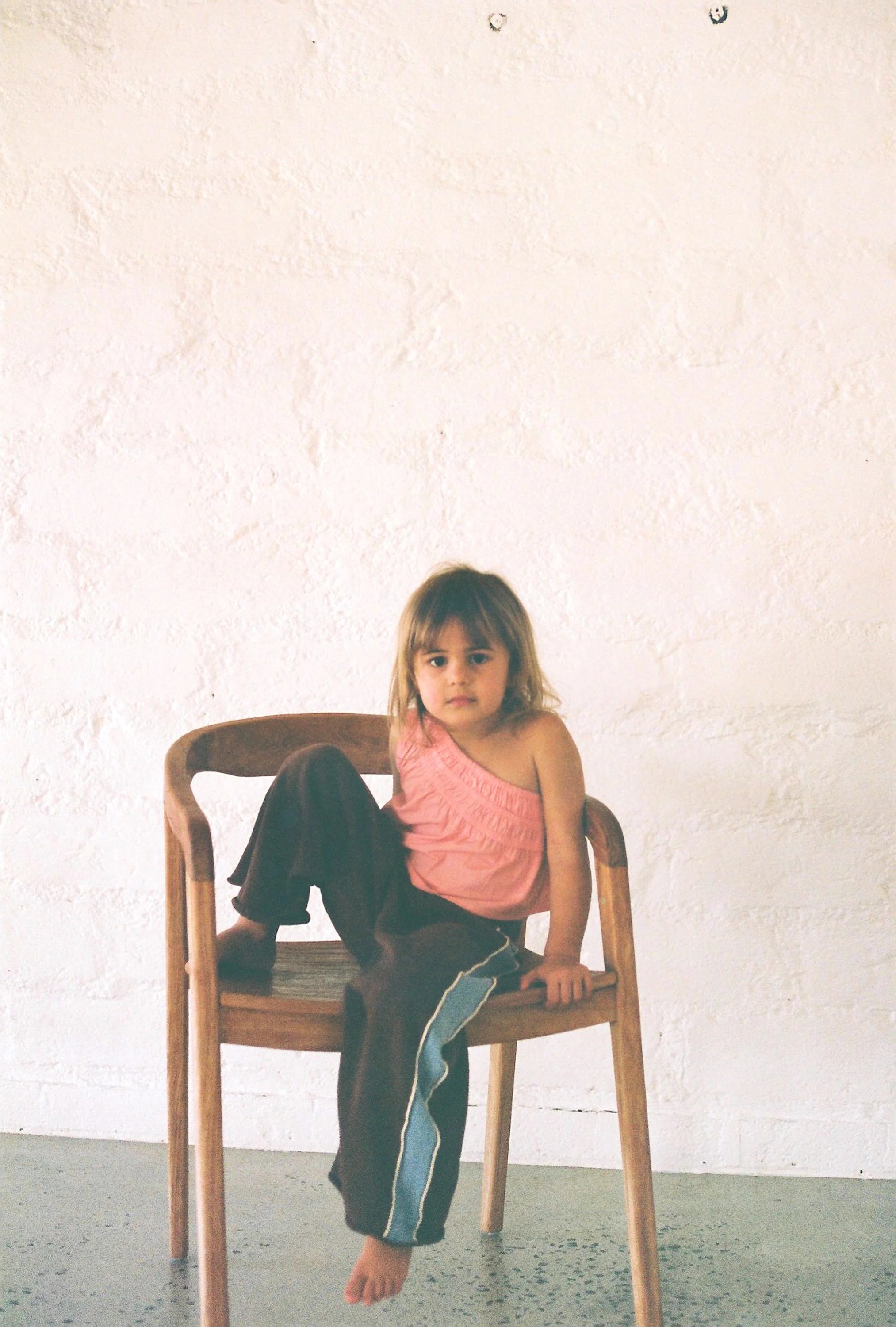 Lightweight Knit Pants - Choc Contrast