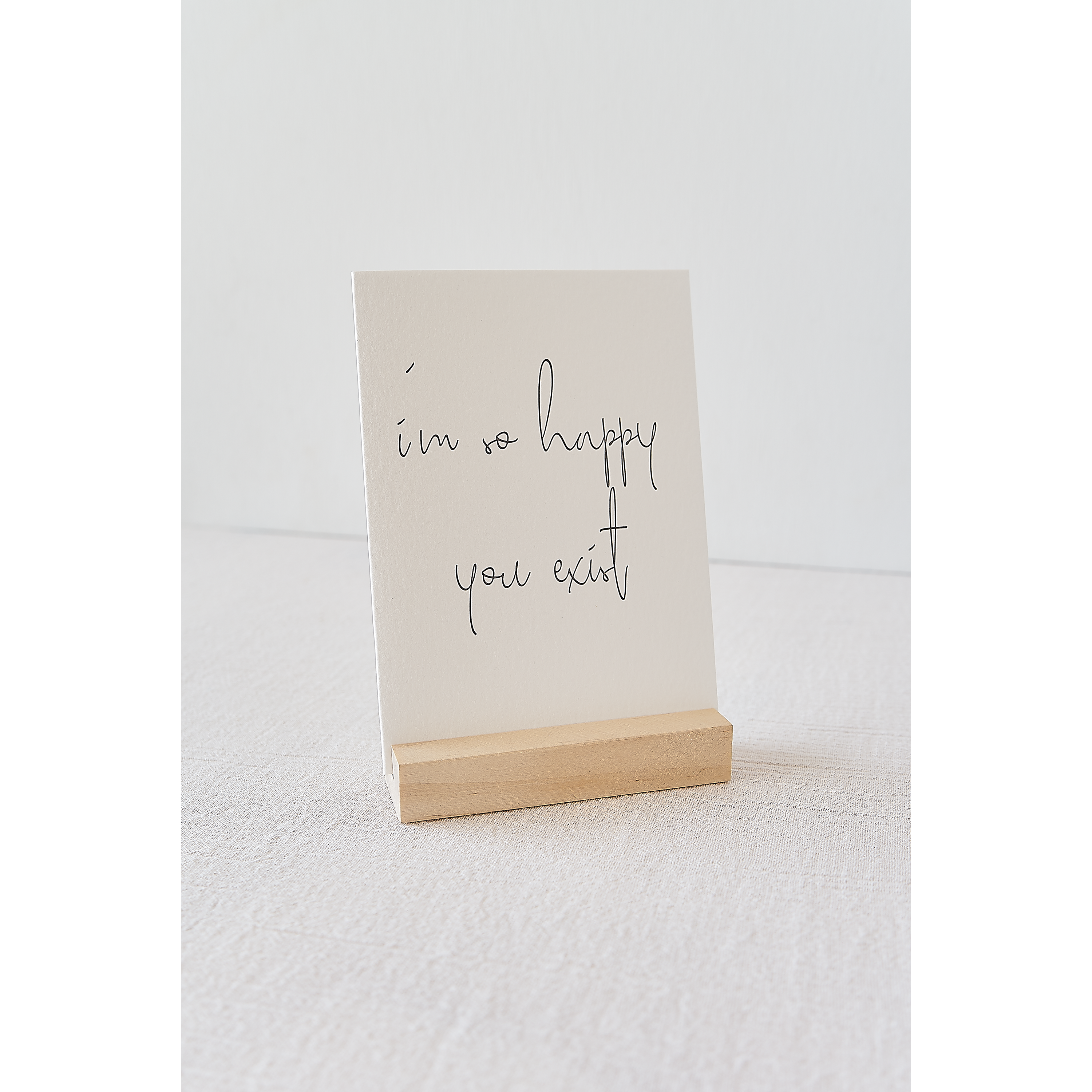 Clare Bernadette 'Happy You Exist' Gift Card