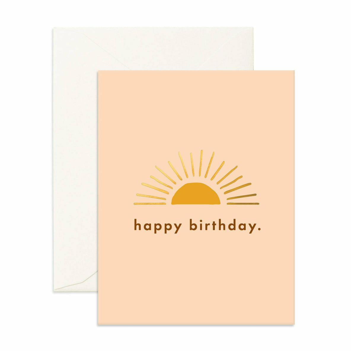 Fox & Fallow Birthday Sun Greeting Card