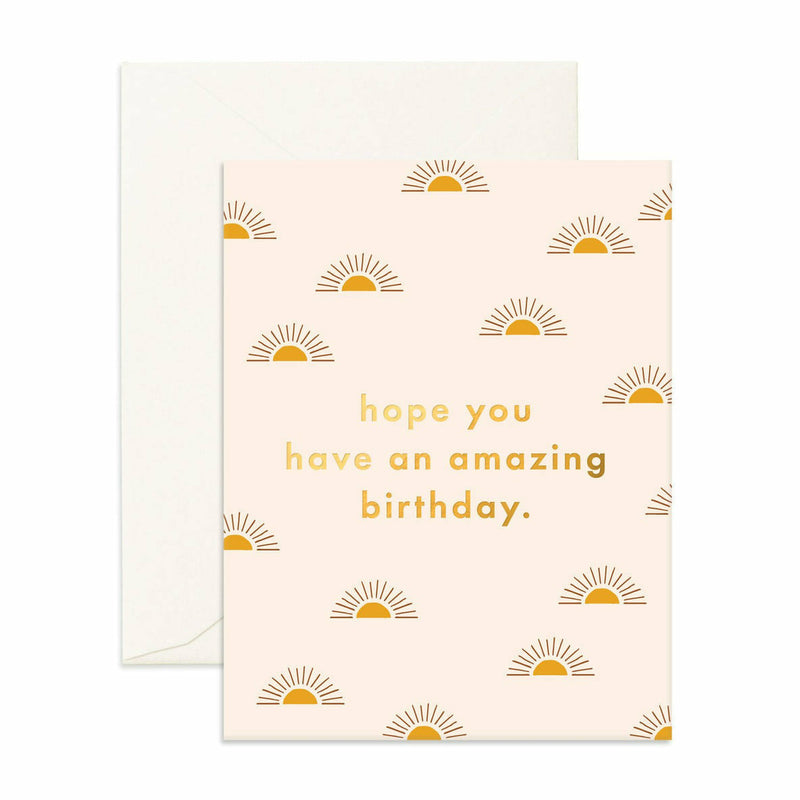 Fox & Fallow Amazing Birthday Suns Greeting Card