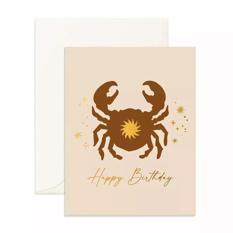 Fox & Fallow Cancer Birthday Greeting Card