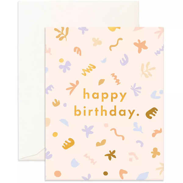 Fox & Fallow Birthday Fresco Greeting Card