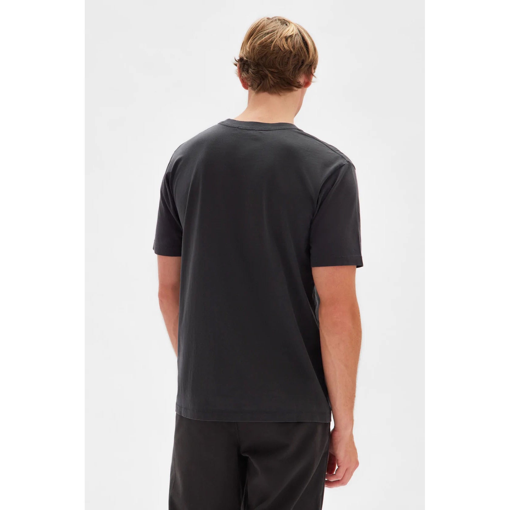 Assembly Label Men's Kylo Organic Tee - Washed Black