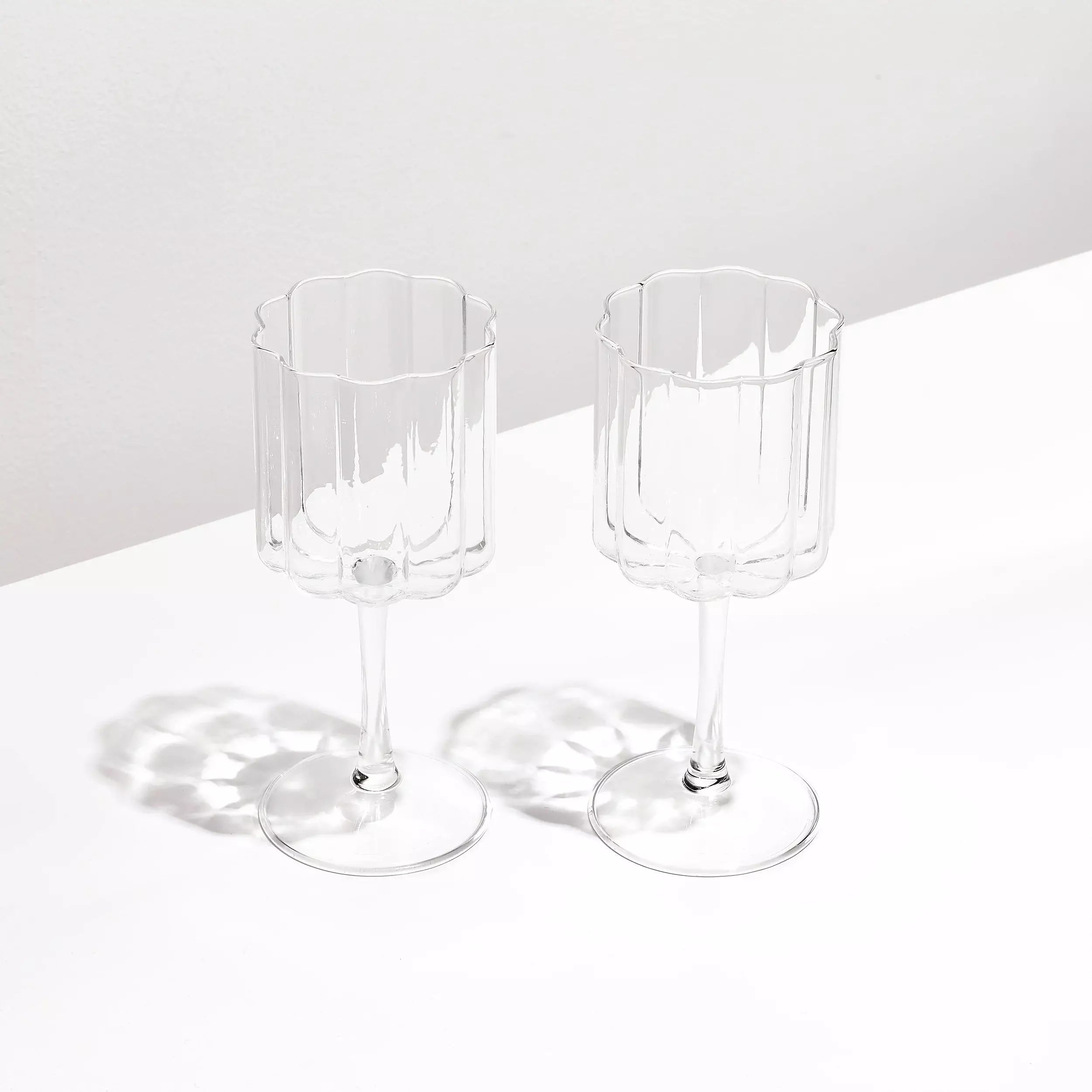Fazeek Wine Glass Set of 2 - Clear