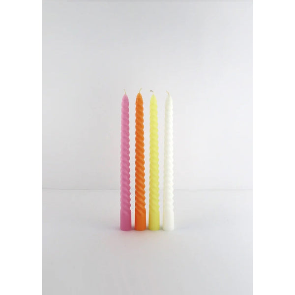 Bondi Scent Twisted Candles - Multicolour